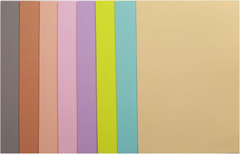 ACTIVITYYA Pastel EVA Foam Sheets, 8 Assorted Colors, 6 x 9 Inch, 2mm Thick – Foam Paper for DIY Arts and Crafts, School Projects, and More – 8 Pack - Image 2